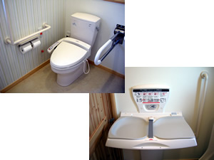 うえひら内科クリニック障害者用トイレ